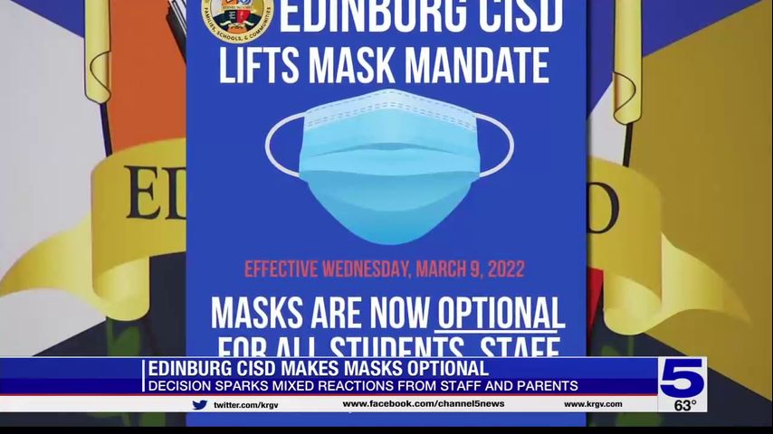 Edinburg CISD loosens mask mandate