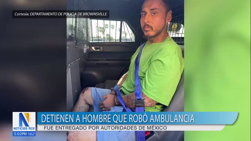 Policía de Brownsville detiene a hombre por robo de ambulancia