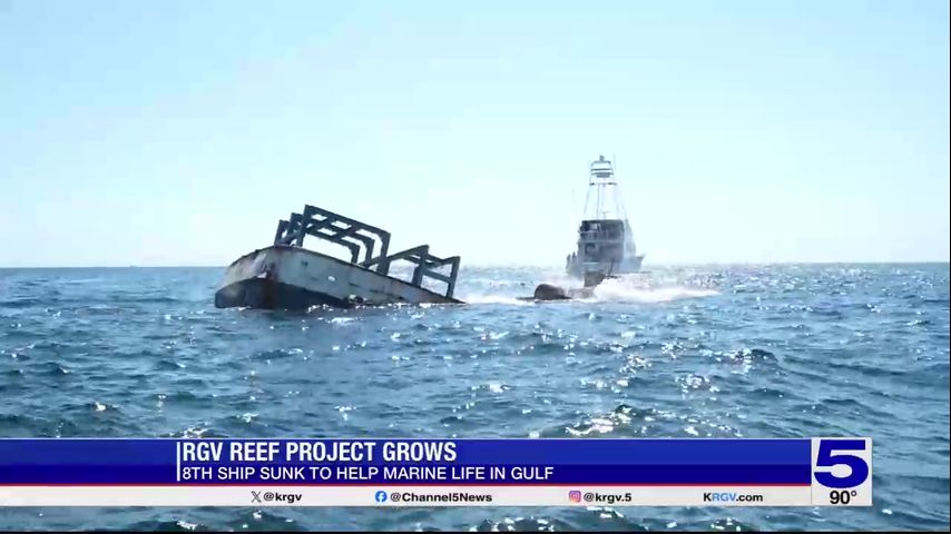 RGV Reef Project grows with eighth sunken ship