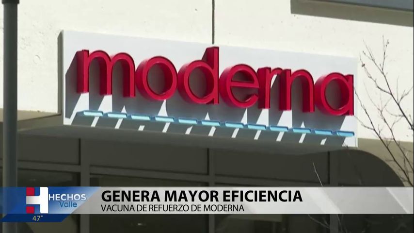 Vacuna de refuerzo de Moderna genera mayor eficiencia