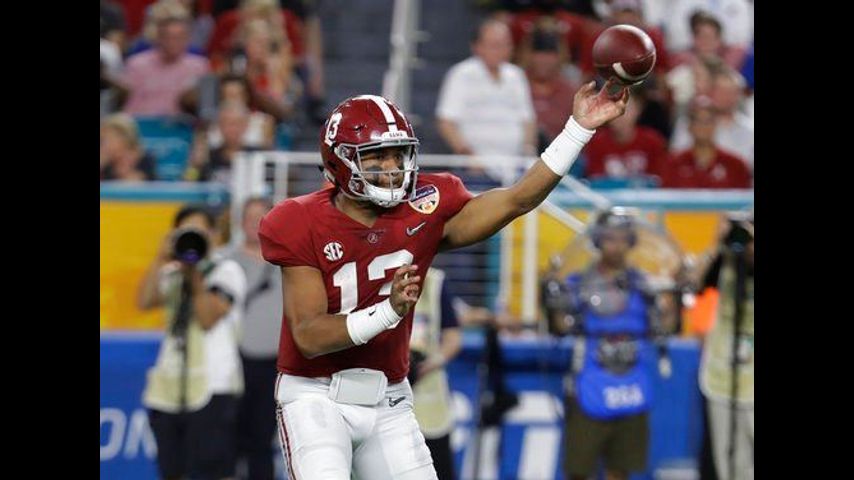 No. 1 Alabama beats No. 4 Oklahoma 45-34 to reach title game