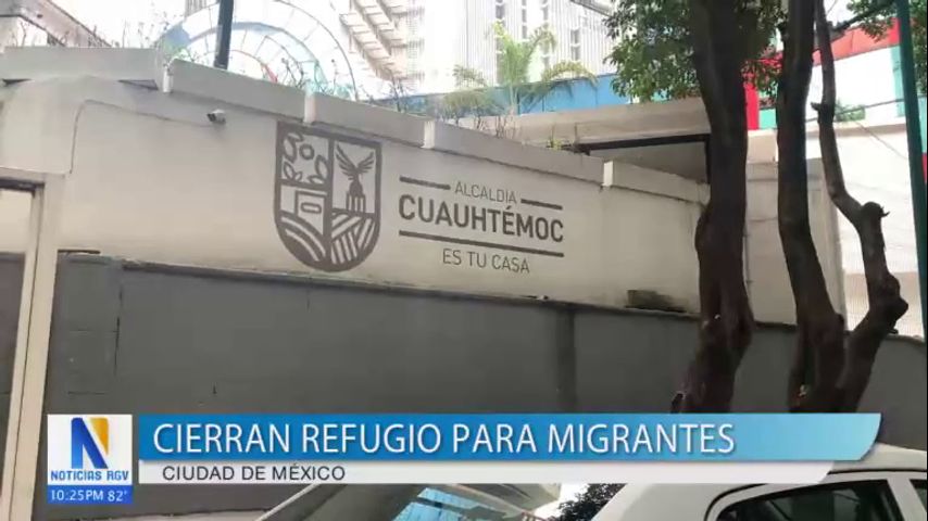 Cierre de albergue deja a migrantes en la calle en medio de la crisis migratoria