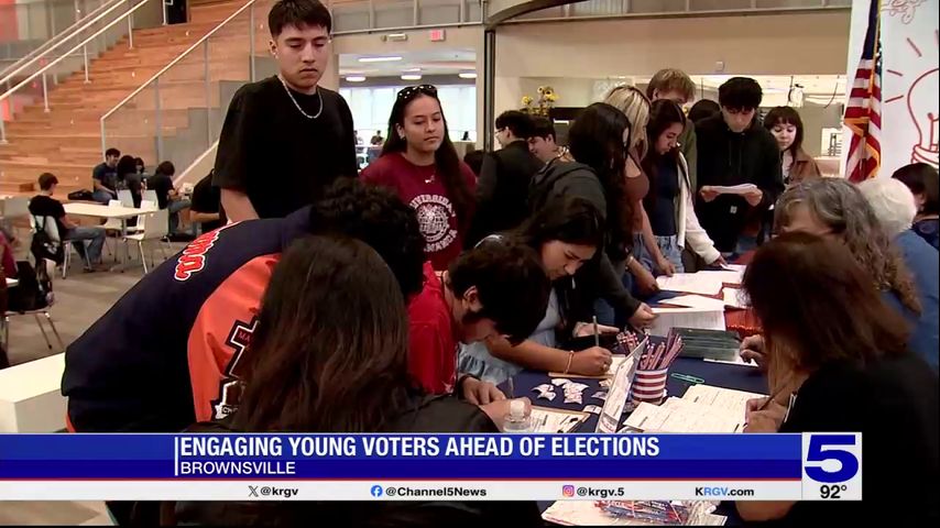 Cameron County Elections Department registering high school seniors to vote