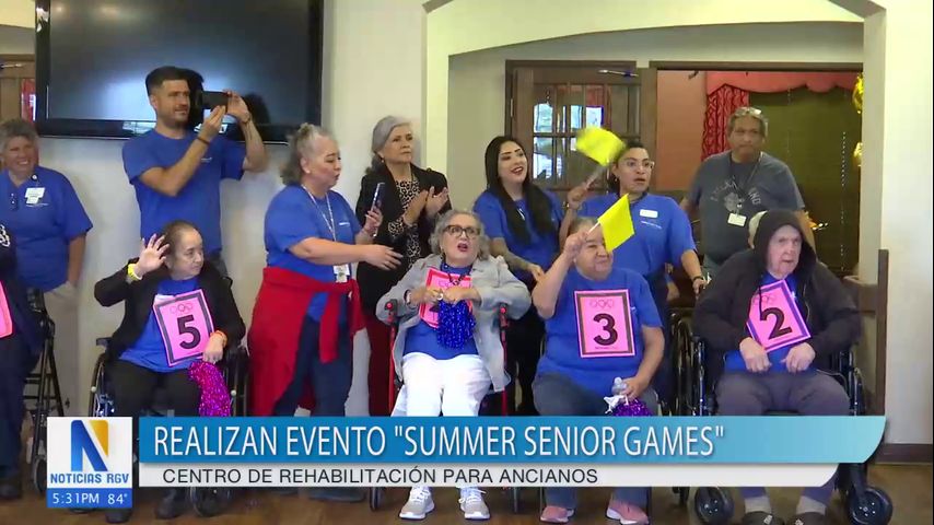 Realizan evento 'Summer Senior Games' en centro de rehabilitación