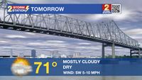 Saturday PM Forecast: Dry and mild conditions return