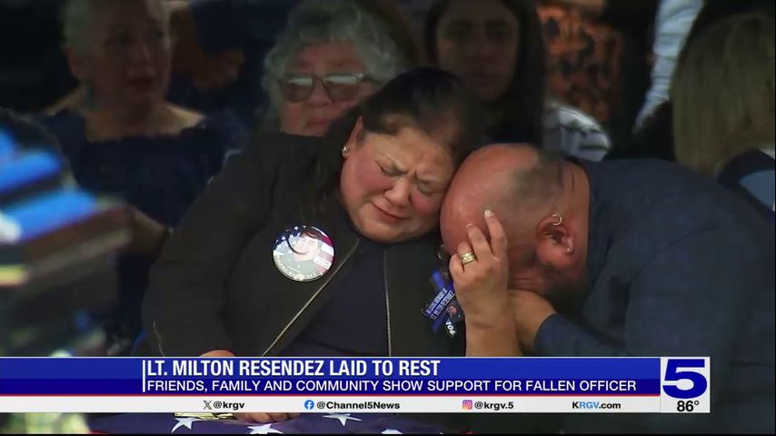 San Benito police Lt. Milton Resendez laid to rest