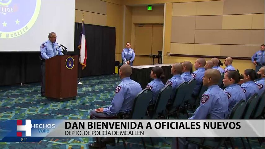 Mcallen es nombrada como la séptima ciudad más segura del país y el departamento amplia esto dándole la bienvenida a 18 oficiales más