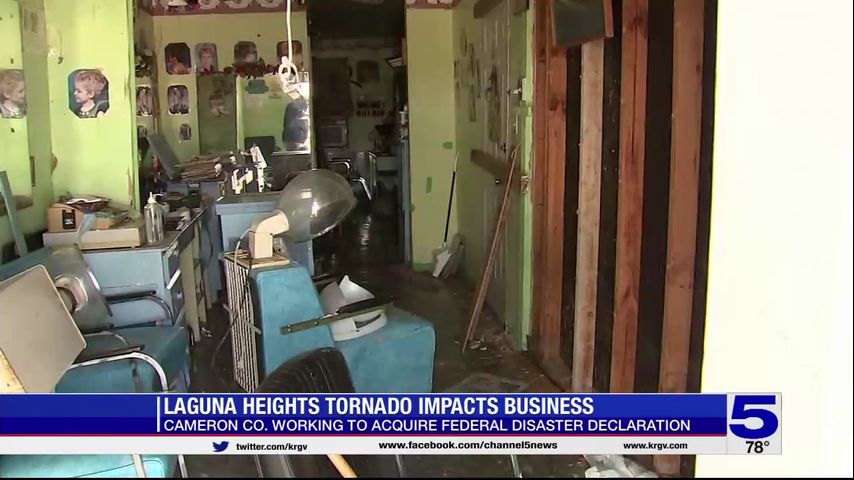 Tornado affects businesses in Laguna Heights, Cameron County hoping for federal assistance