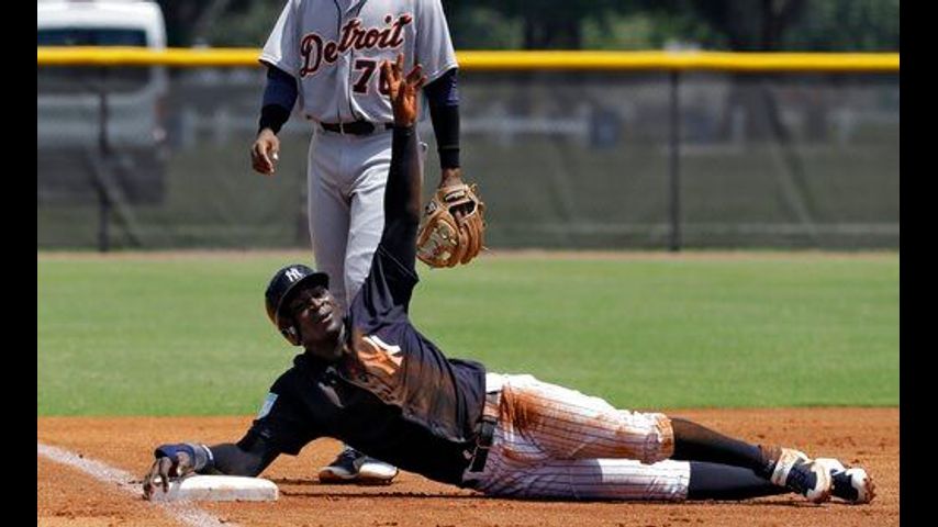 Yanks' Gregorius plays for 1st time since Tommy John surgery