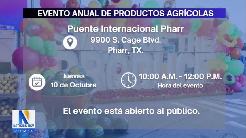 Pharr celebra temporada anual de productos agrícolas