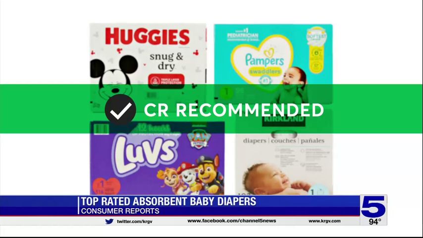 Consumer Reports looks at the most absorbent diaper brands