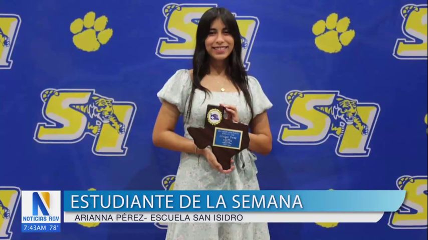 Estudiante de la Semana: Arianna Pérez de la escuela San Isidro