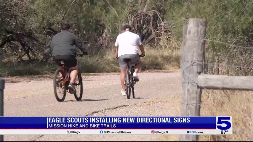 Eagle Scouts to install directional signs at Mission Hike and Bike Trail