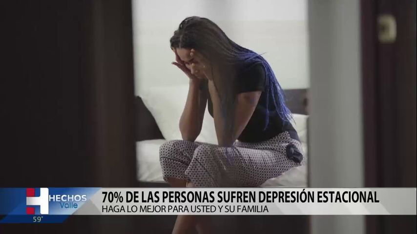 Muchas personas sufren de depresión durante la época navideña