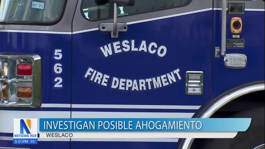 Los bomberos responden a un posible ahogamiento en el canal de Weslaco