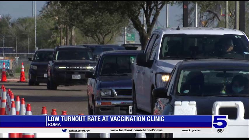 Starr County looking to increase turnout rate at Covid vaccine clinics