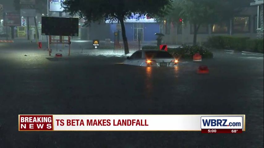 Tropical Storm Beta makes landfall in Texas