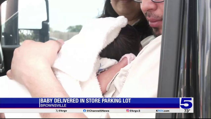 Woman helps friend deliver baby in parking lot of Brownsville dollar store