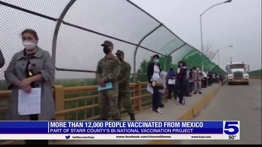 More than 12,000 workers vaccinated as part of binational vaccine project with Mexico