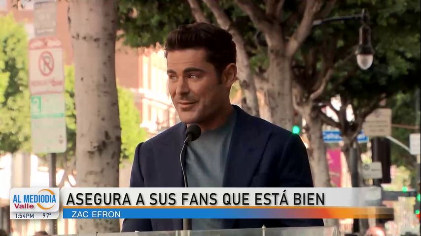 Zac Efron reaparece en Instagram tras su accidente en España