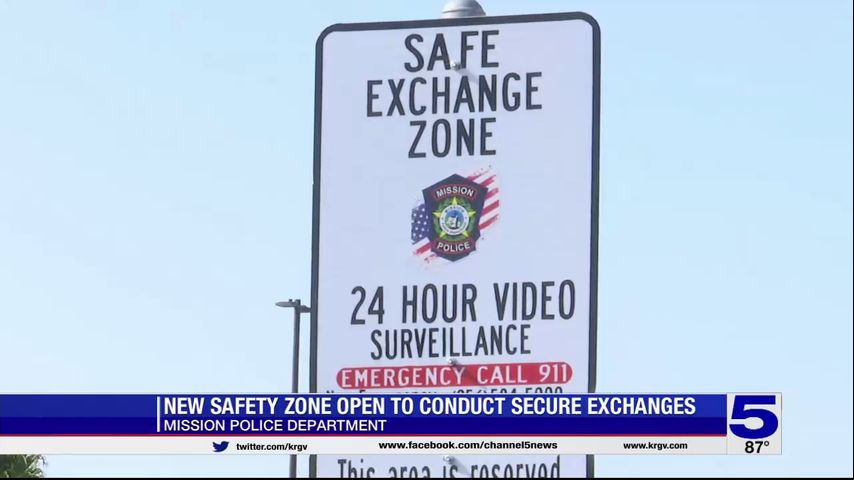 Mission Police Department unveils safety zone to conduct secure exchanges