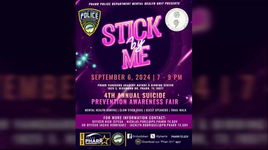 Pharr police hosting fourth annual suicide prevention awareness fair