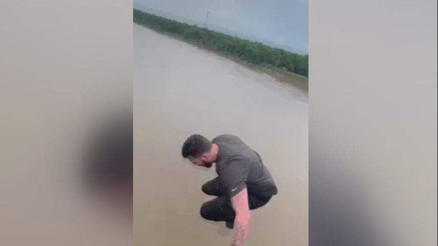 Man rescued from Atchafalaya after viral stunt shows him jumping off Basin Bridge