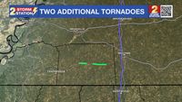 Two additional tornadoes confirmed from the June 4th severe weather event
