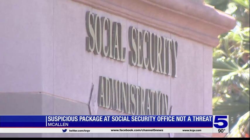 FBI: 'Suspicious package' at Social Security office in McAllen determined not a threat, scene cleared