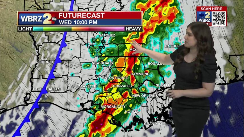 Wednesday 1pm Storm Forecast Update