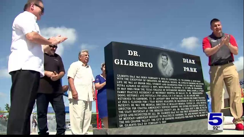 Edinburg monument honors local doctor