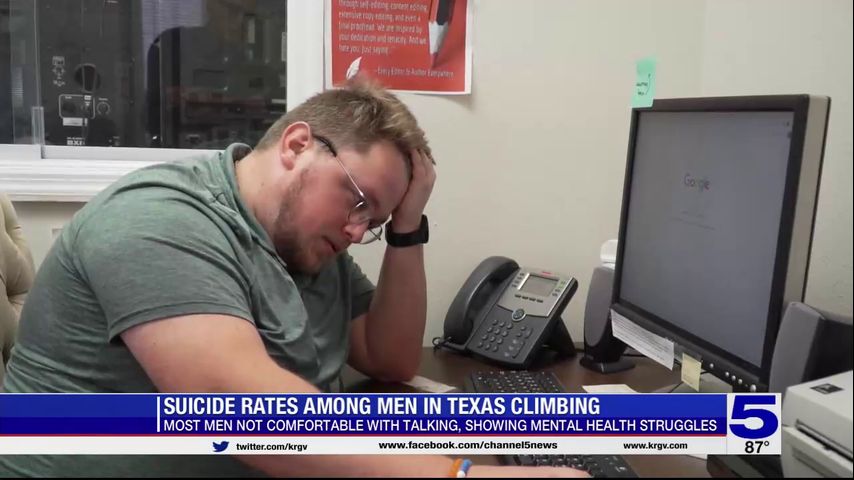 Experts say suicide rates among men in Texas are increasing