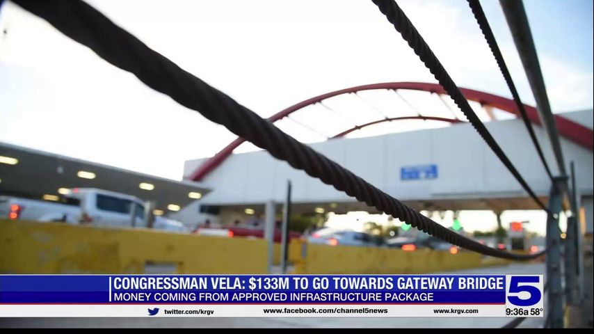 Funding from $1.2 trillion infrastructure package to go toward Gateway International Bridge