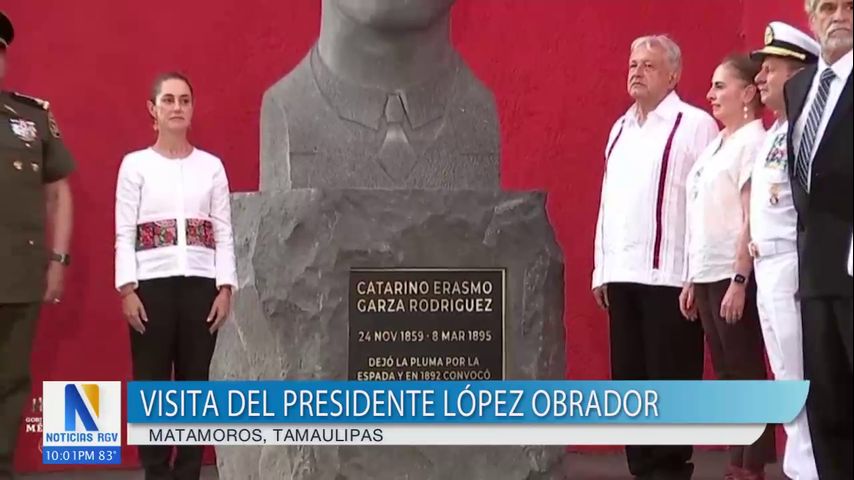 Visita del presidente mexicano a Matamoros genera opiniones opuestas entre los residentes