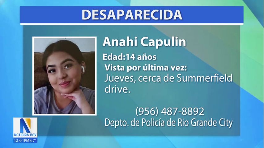 Policía de Río Grande solicita ayuda para localizar a adolescente desaparecida