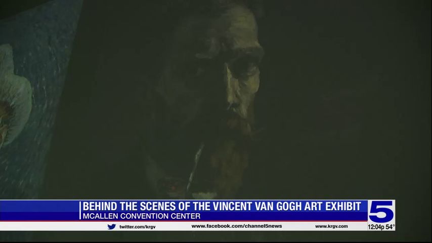 Inside the immersive Vincent van Gogh exhibit in McAllen