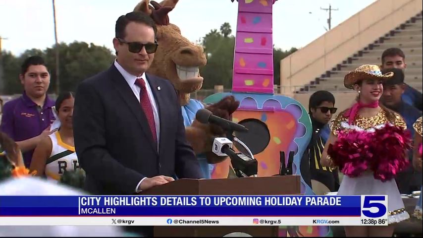 City of McAllen highlights details to upcoming holiday parade