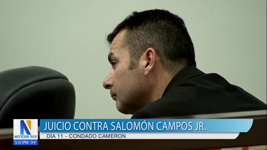 Continúa día once de juicio contra Salomón Campos Jr.