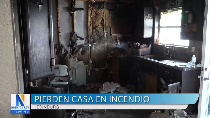 Familia de Edinburg pierda vivienda tras devastador incendio