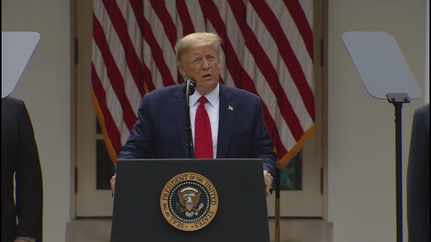 WATCH:President Donald Trump holds news conference from White House
