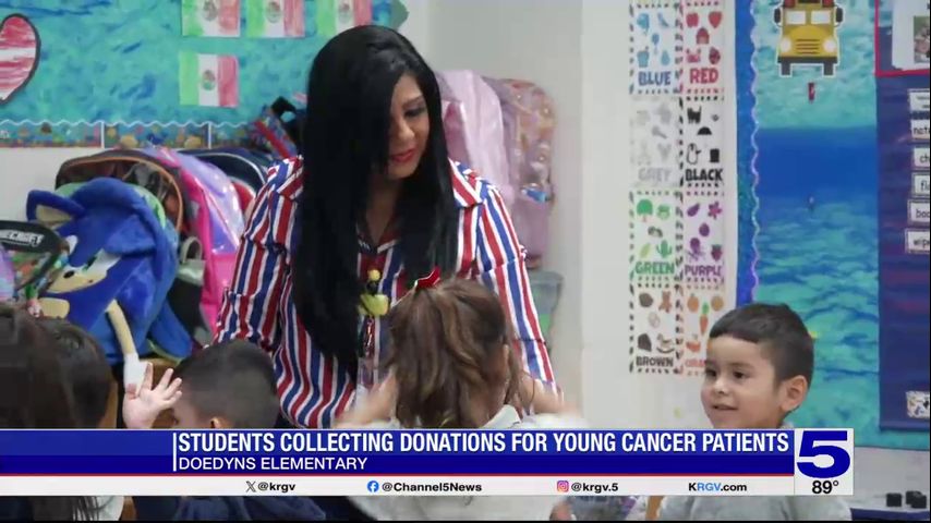 PSJA ISD Pre-K students holding clothing donation drive for children with cancer