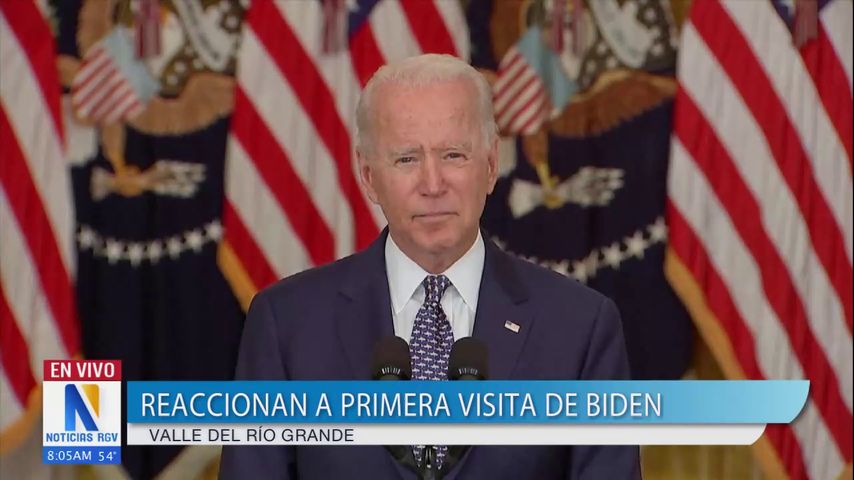 Reacciones a la primera visita de Biden en el Valle