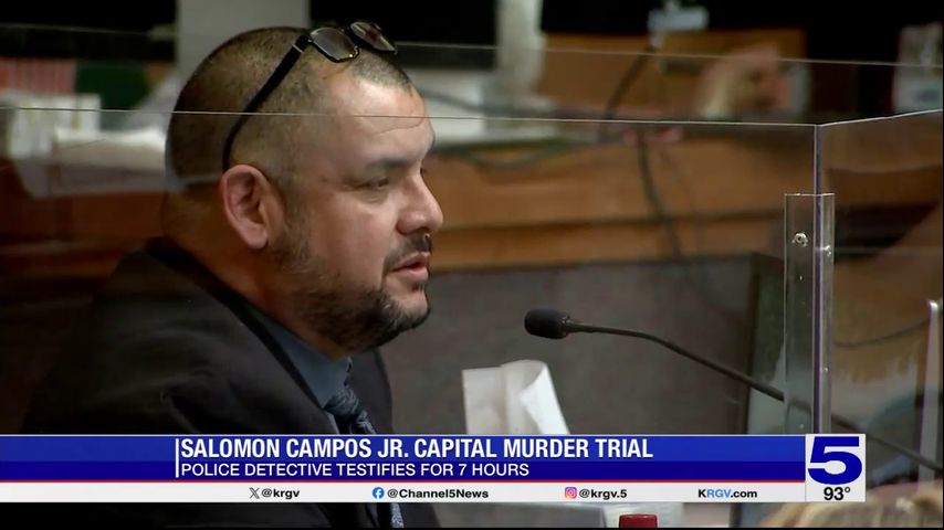 Harlingen police detective testifies for hours in murder trial