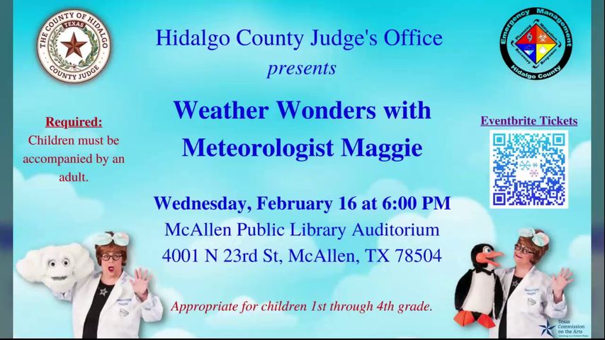 Meteorologist Maggie coming to Hidalgo County