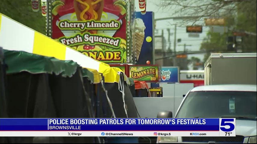 Brownsville police increasing patrols during Charro Days festivities