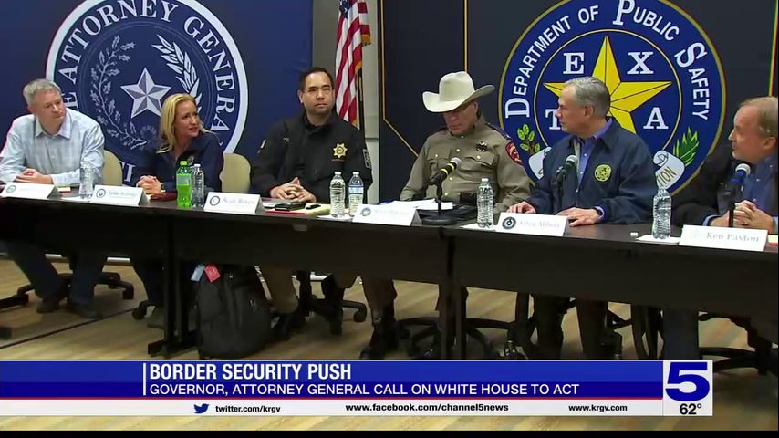 Gov. Abbott holds border security briefing in Weslaco