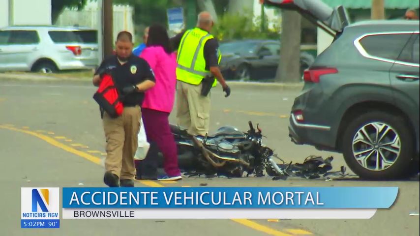 Motociclista fallece tras un choque en Brownsville