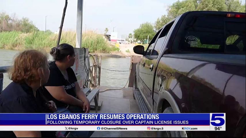 'The people wanted it:' Los Ebanos ferry reopens