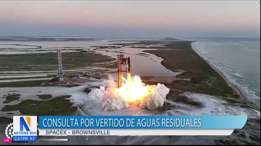 Brownsville realiza consulta pública por vertido de SpaceX