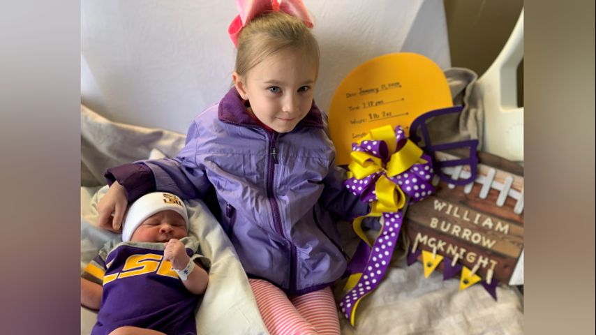 Baton Rouge couple names their baby after LSU star QB, Joe Burrow